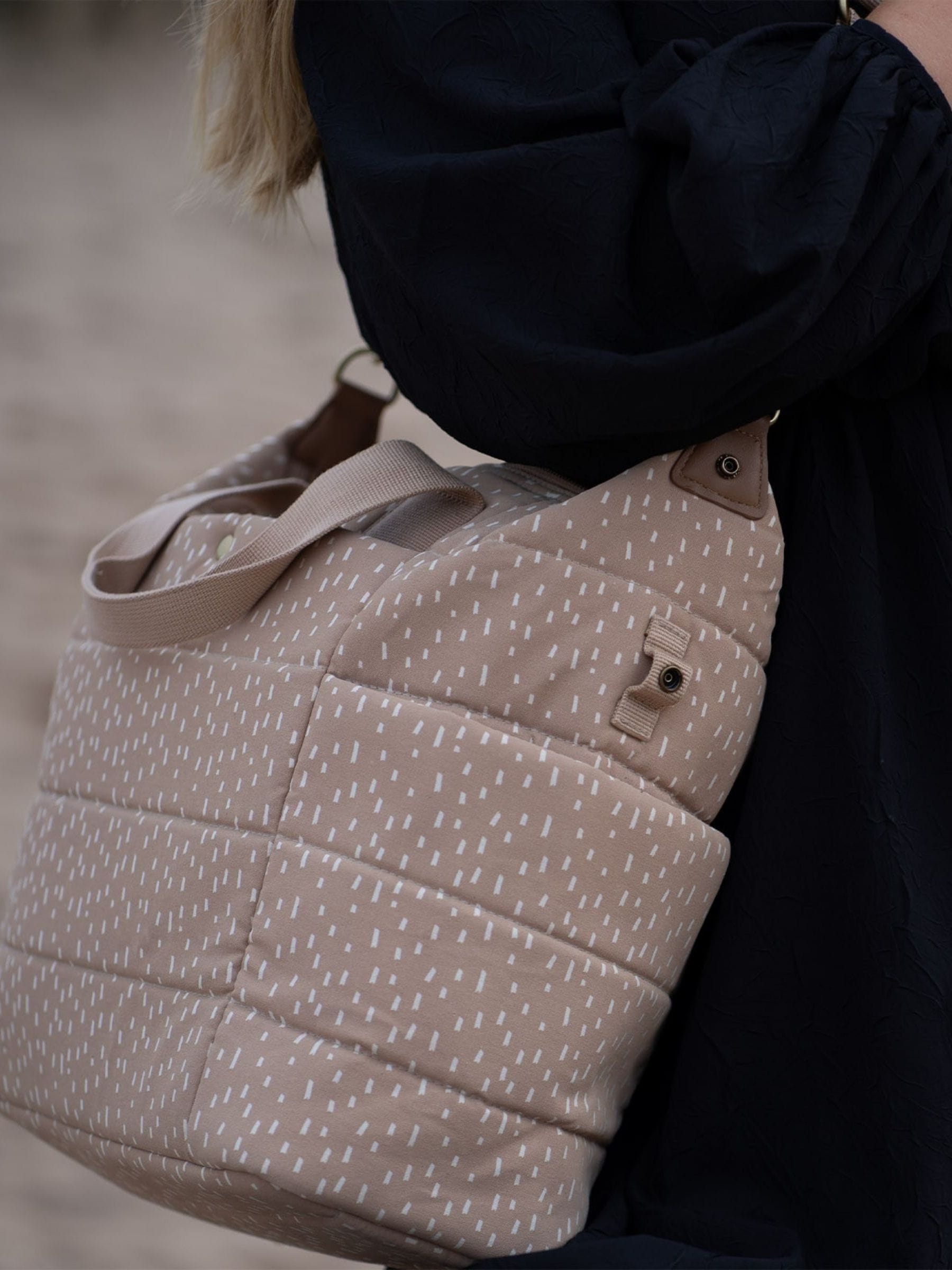 Storksak tote changing bag Seashell - British product