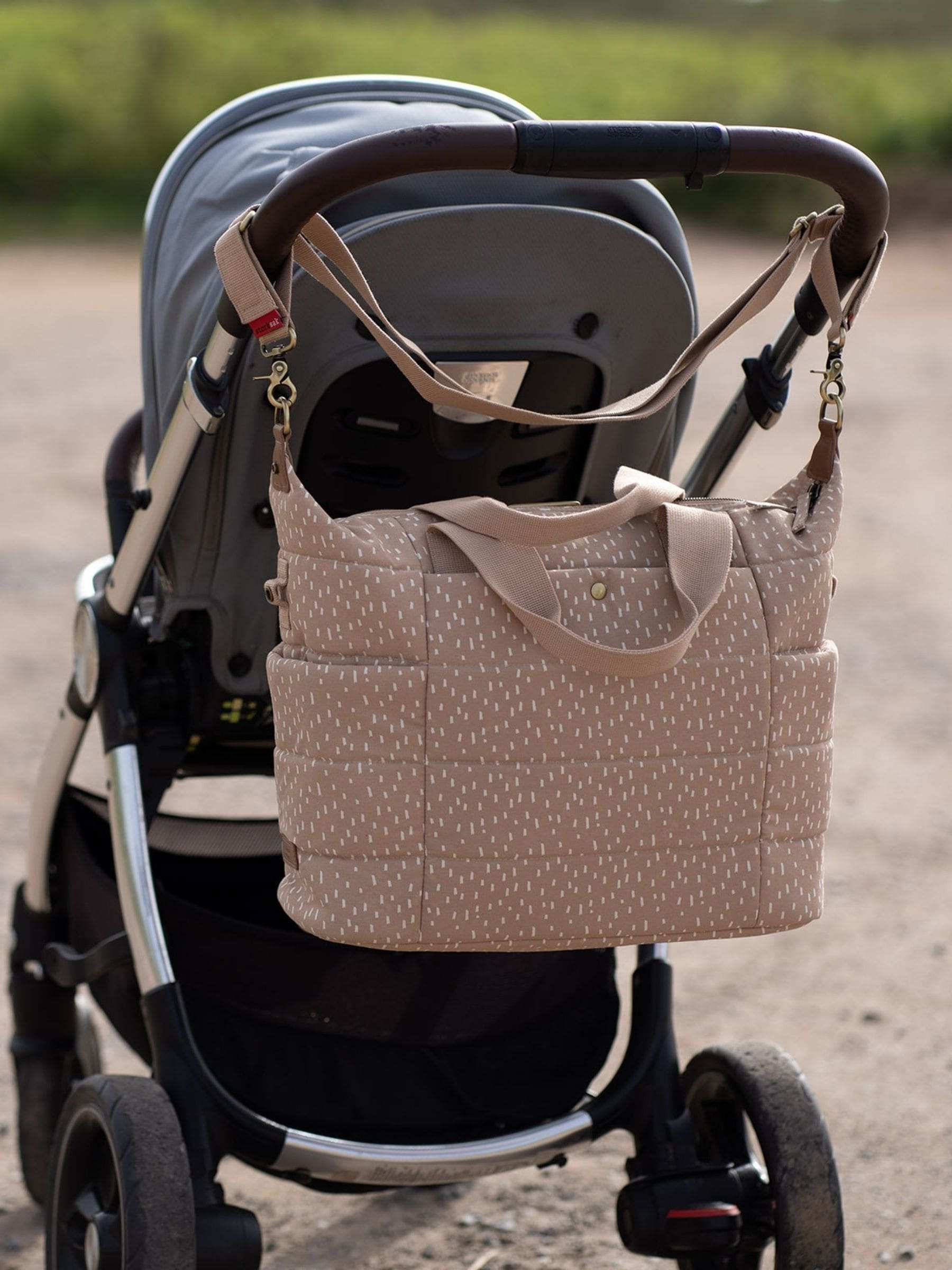 Storksak tote changing bag Seashell - British product