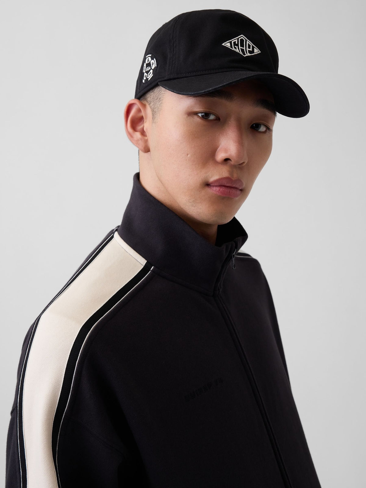 Gap x OuiGap Black Baseball Cap, imported from the UK