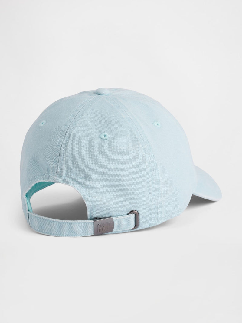 Gap blue washed logo baseball hat (British brand)