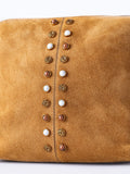 Lakeland Leather Buttermere cross-body bag light brown suede, UK version