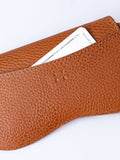 Lakeland Leather brown Tarraby glasses case (British brand)