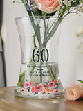PMC personalised floral waisted vase - British product