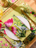 Joe Browns 4 pack green Herons Haven napkins - British product