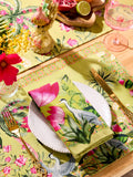 Joe Browns 4 pack green Herons Haven napkins - British product