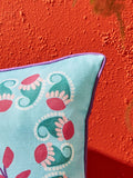 Joe Browns reversible garden cushion peacock elephant 45.5cm, UK version