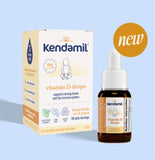 Vitamin D drops for babies with organic coconut oil and vitamin D (British brand)