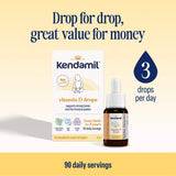 Vitamin D drops for babies with organic coconut oil and vitamin D (British brand)