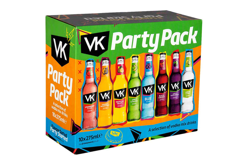 VK Mixed 10 Pack drinks, UK version