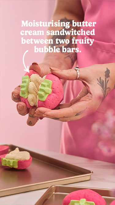 Strawberry Crumble Bubbleroon Bubble Bar