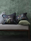 MM Linen velvet cushion floral 50cm, UK version