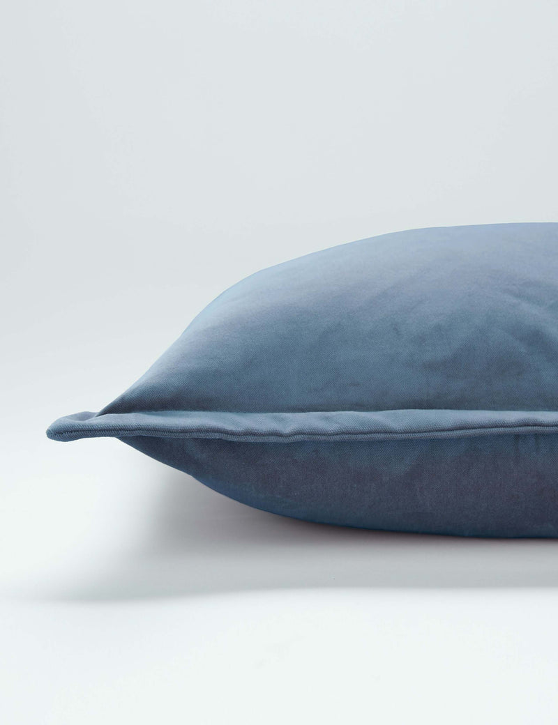 Laura Ashley Velvet Hanya Cushion 45cm, imported from the UK
