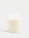 Velvet Iris 3 wick candle in glass vessel (British brand)