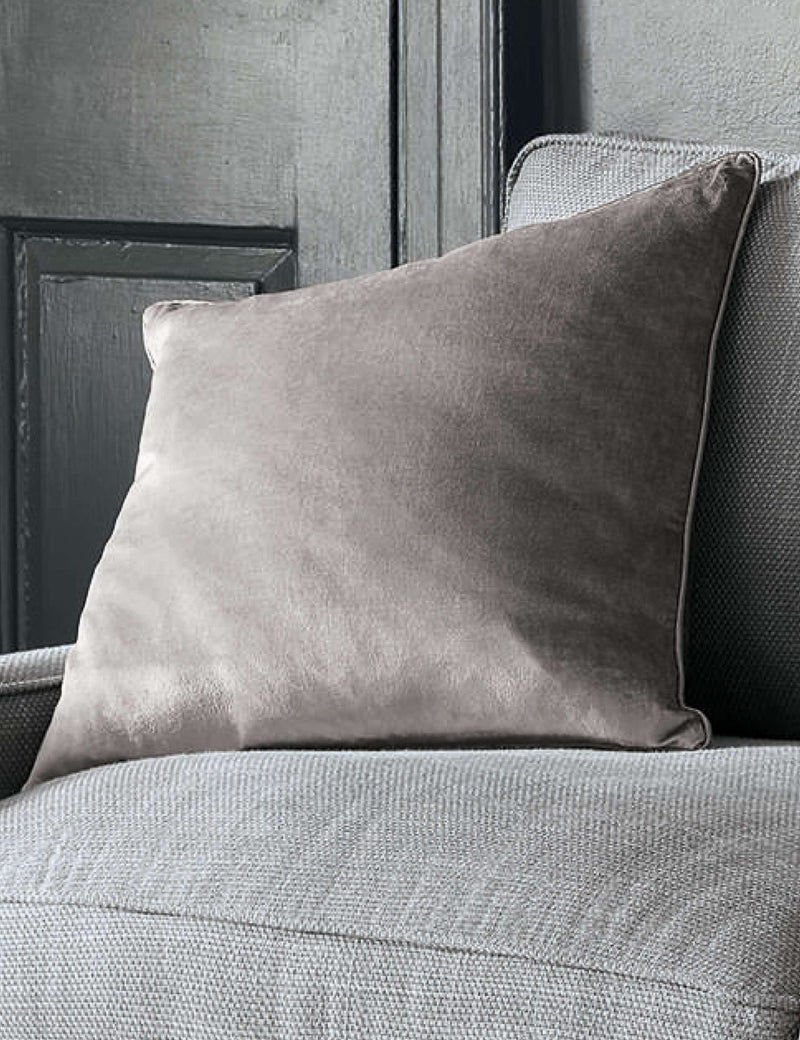 Laura Ashley Nigella velvet cushion 50cm (British brand)