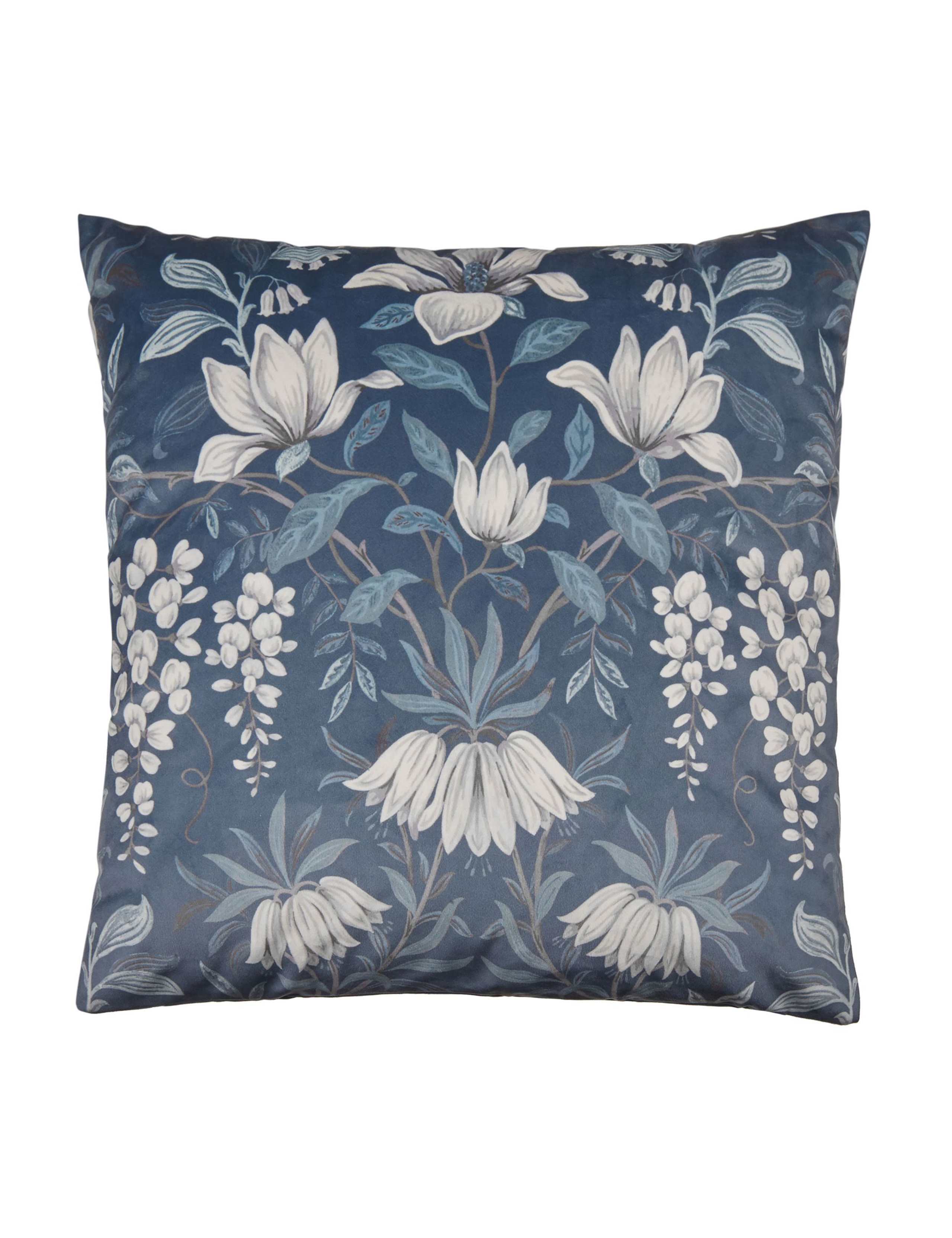 Laura Ashley velvet cushion Parterre 50cm, UK version