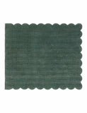 Laura Ashley velvet scalloped bedspread 180x235cm (British brand)