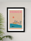 East End Prints framed Venice Italy art print, imported from the UK