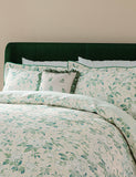 Verdant Bouquet frill square cushion 45cm, imported from the UK