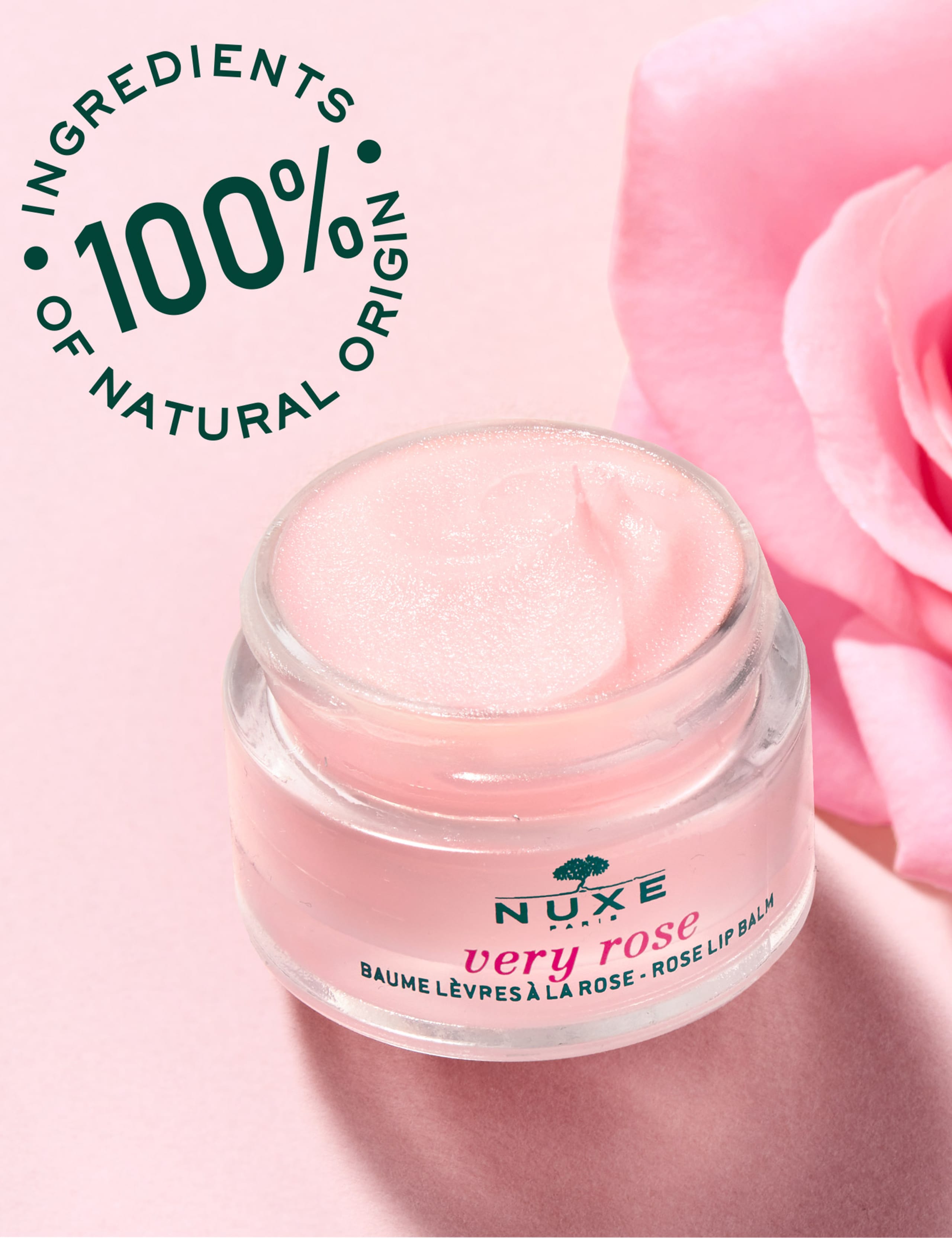 nuxe Very Rose lip balm 15g (British brand)