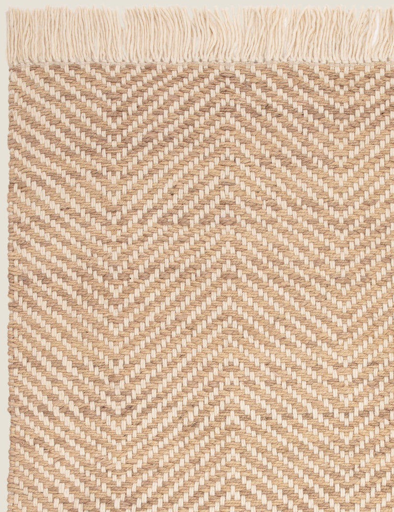 Asiatic Vigo chevron jute rug 160x230 cm, imported from the UK