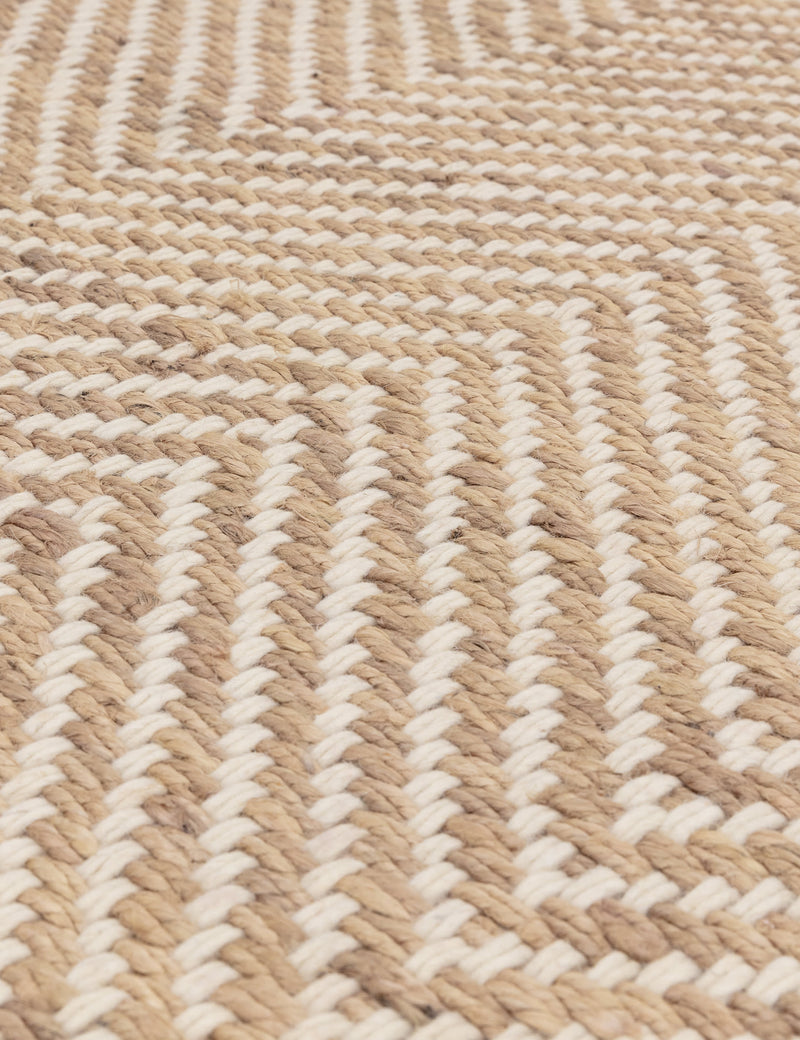 Asiatic Vigo chevron jute rug 160x230 cm, imported from the UK