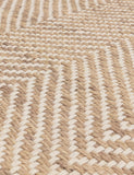 Asiatic Vigo chevron jute rug 160x230 cm, imported from the UK