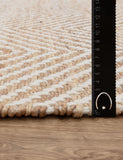 Asiatic Vigo chevron jute rug 160x230 cm, imported from the UK