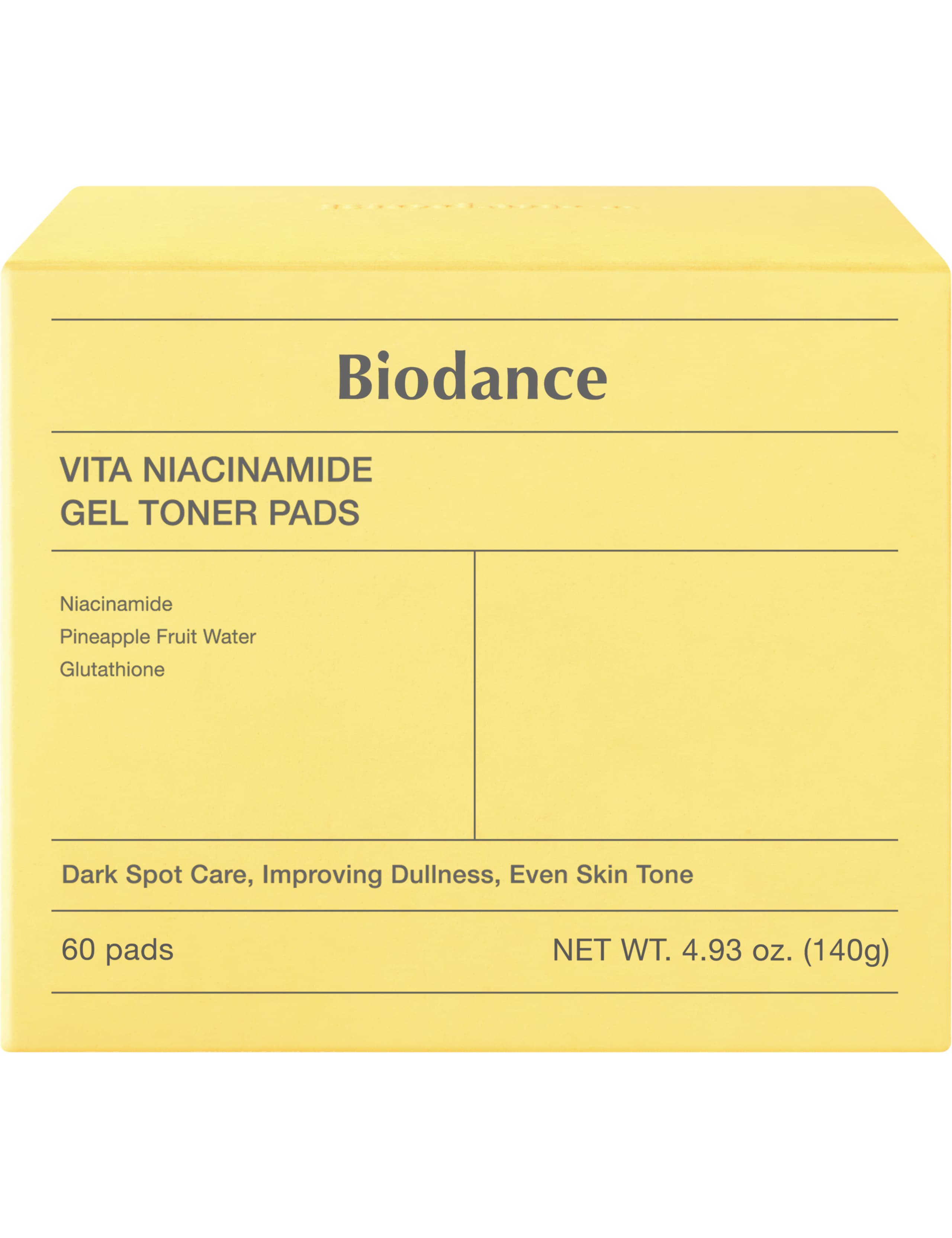 Vita Niacinamide Gel Toner Pads 60 Pads 140g - British product