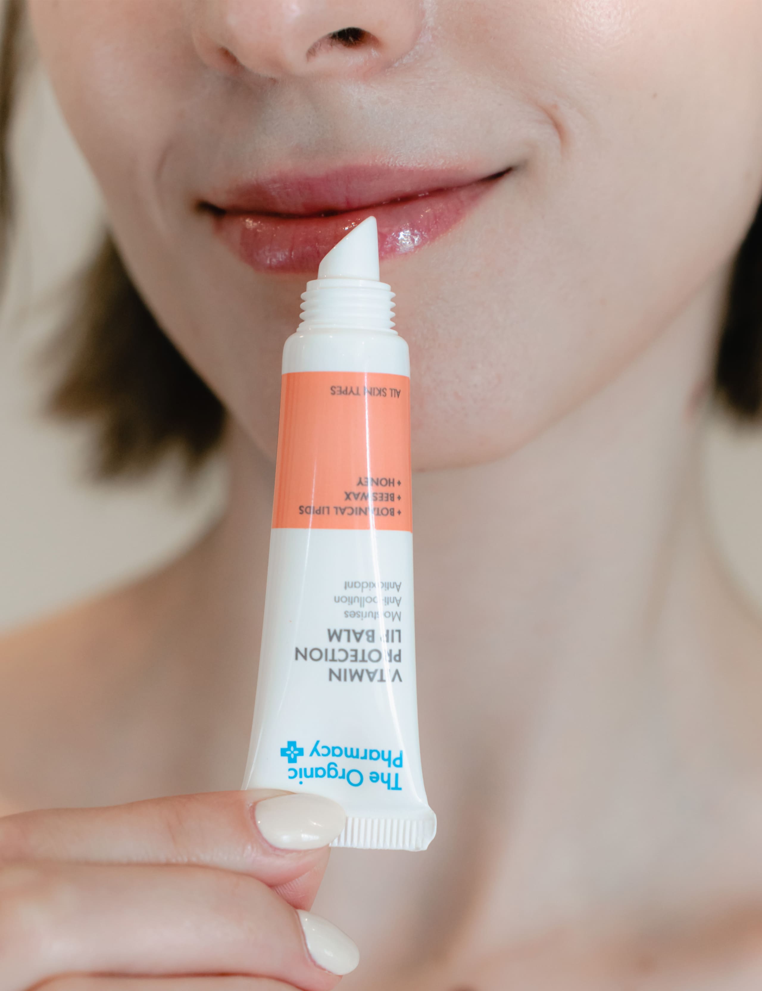 The Organic Pharmacy Vitamin Protection Lip Balm 10ml, imported from the UK