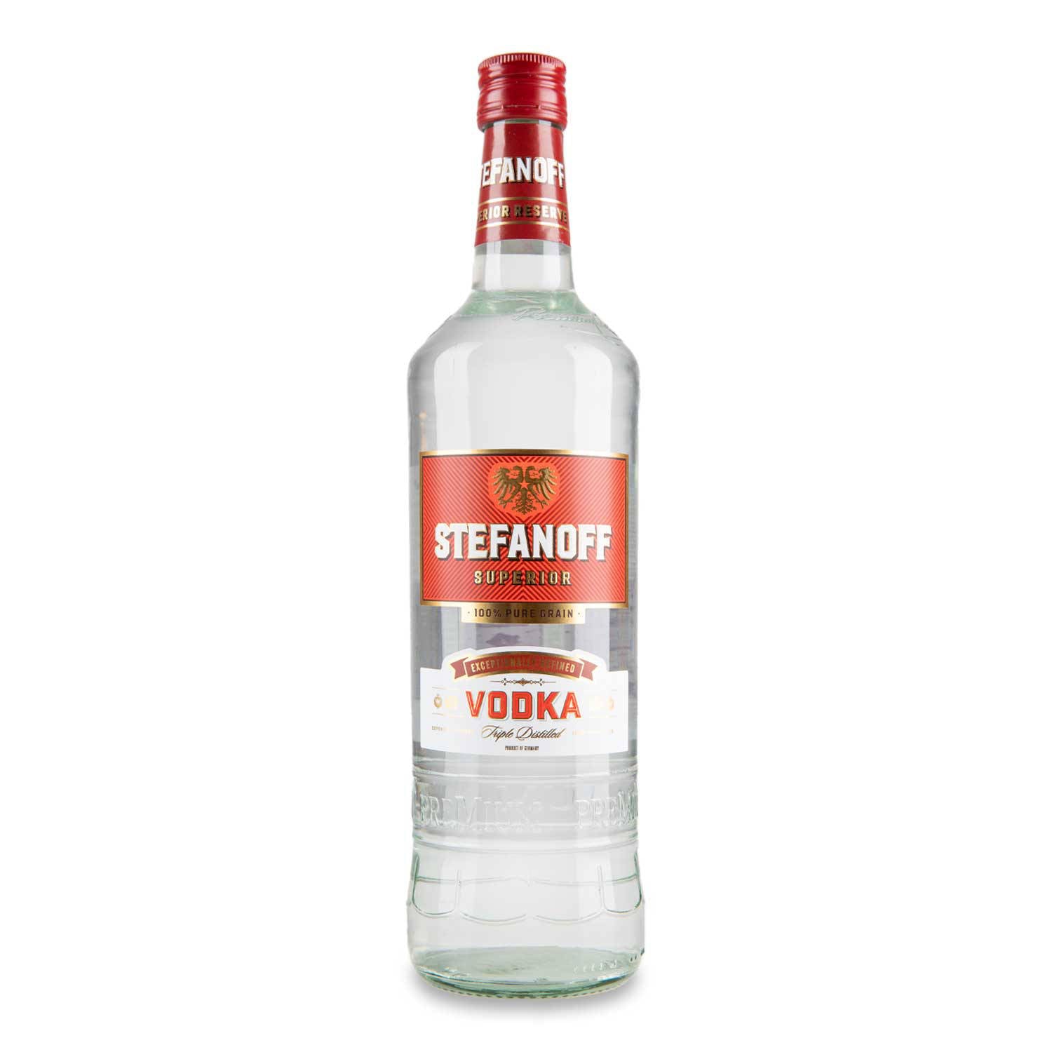 Stefanoff Vodka spirit, UK version