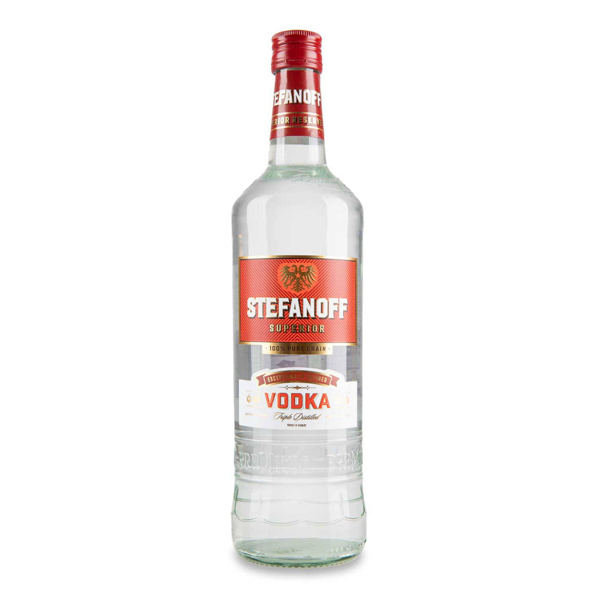 Stefanoff Vodka spirit, UK version