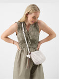 Accessorize white woven cross-body bag, UK version