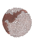 Libra Interiors coral wall plaque raw bronze 92x92cm - British product
