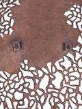 Libra Interiors coral wall plaque raw bronze 92x92cm - British product