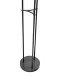 Libra Interiors Black Trivia floor lamp 172cm UK version