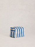 White Stuff Blue Canvas Washbag, imported from the UK