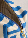 White Stuff Blue Canvas Washbag, imported from the UK