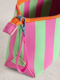 White Stuff Pink Meadow mesh wash bag, imported from the UK
