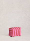 White Stuff Blue Canvas Washbag, imported from the UK