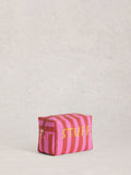 White Stuff Blue Canvas Washbag, imported from the UK
