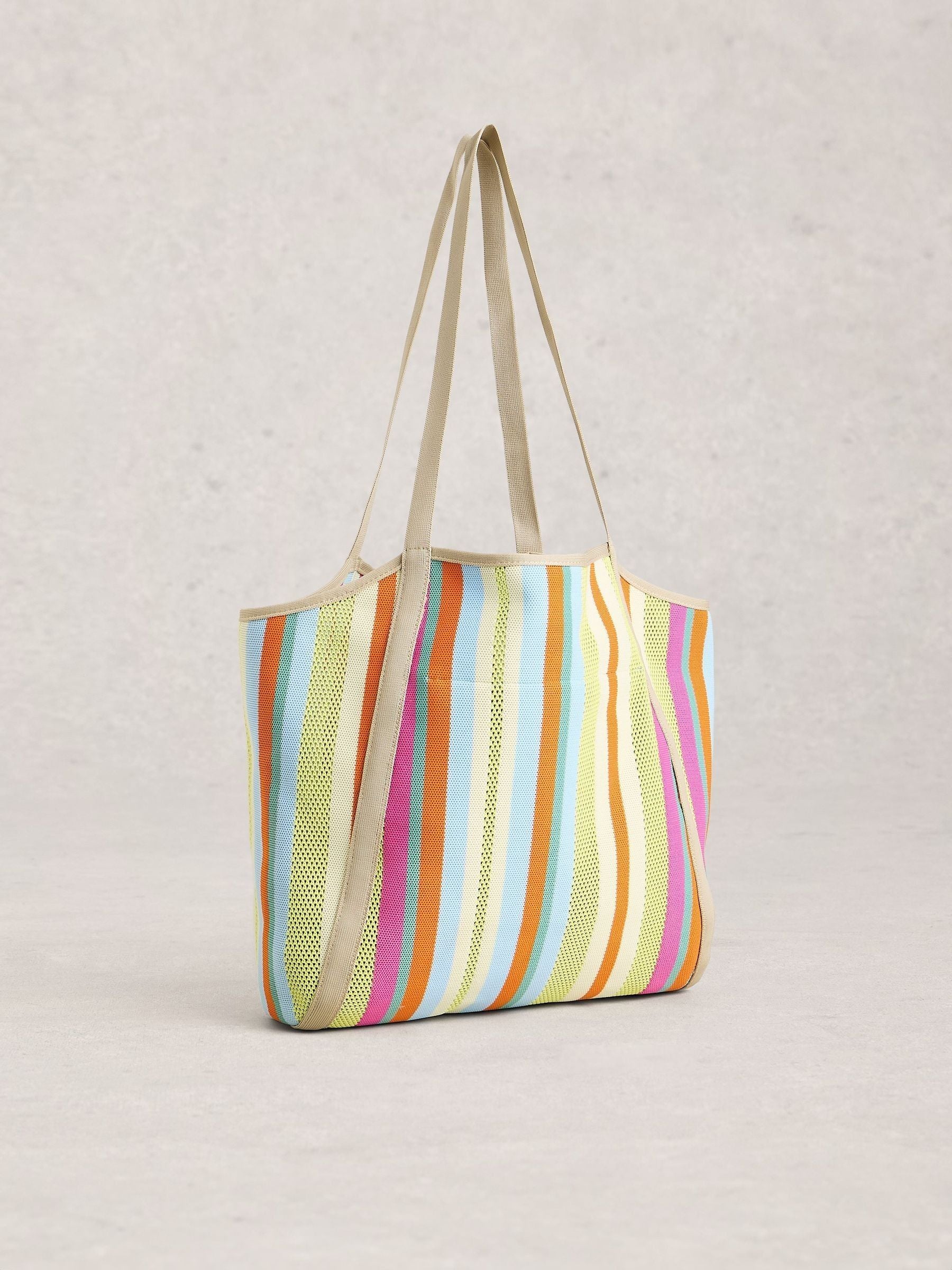 White Stuff yellow meadow mesh shoulder bag, UK version
