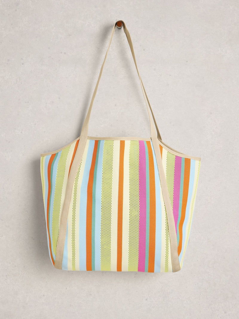 White Stuff yellow meadow mesh shoulder bag, UK version