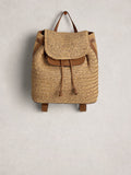 White Stuff Natural Isabel backpack, imported from the UK