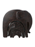 Widdop dark brown nesting elephants set of 3, UK version