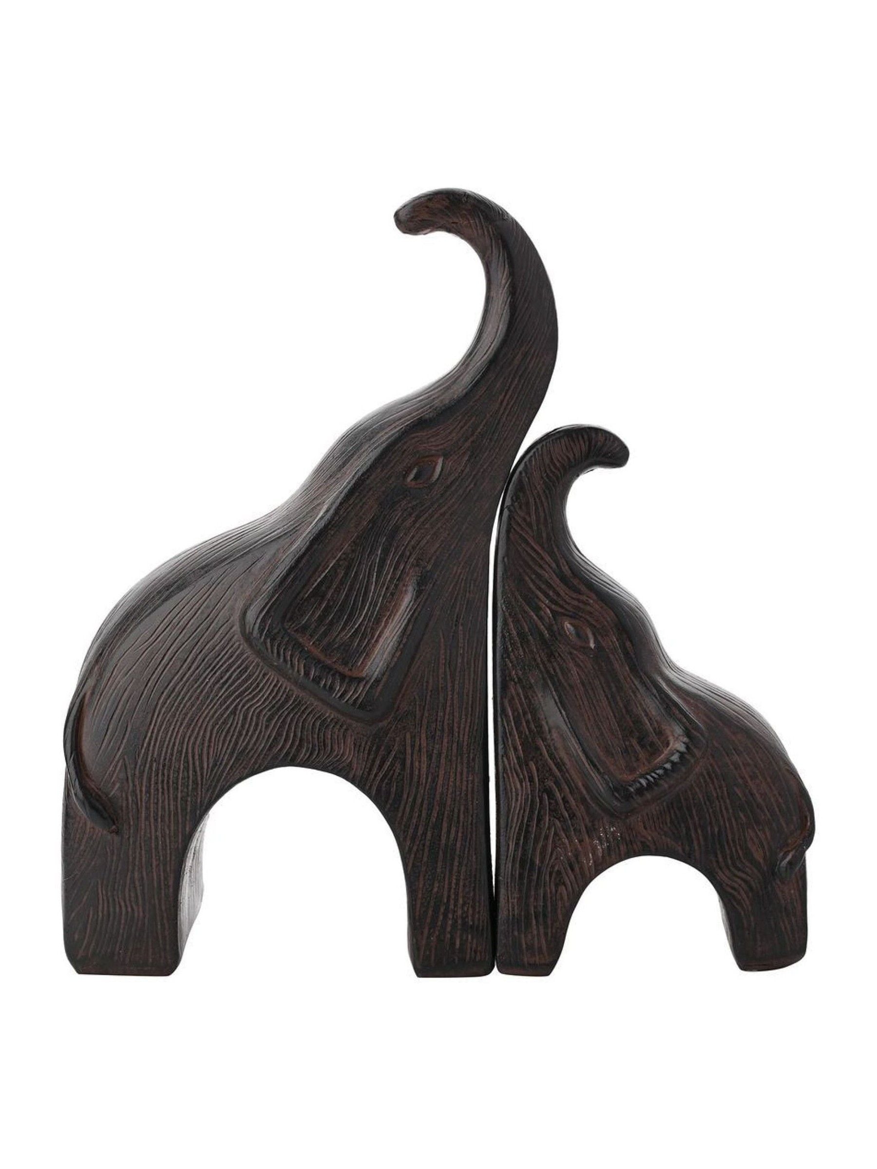 Widdop dark brown elephant ornament set, imported from the UK
