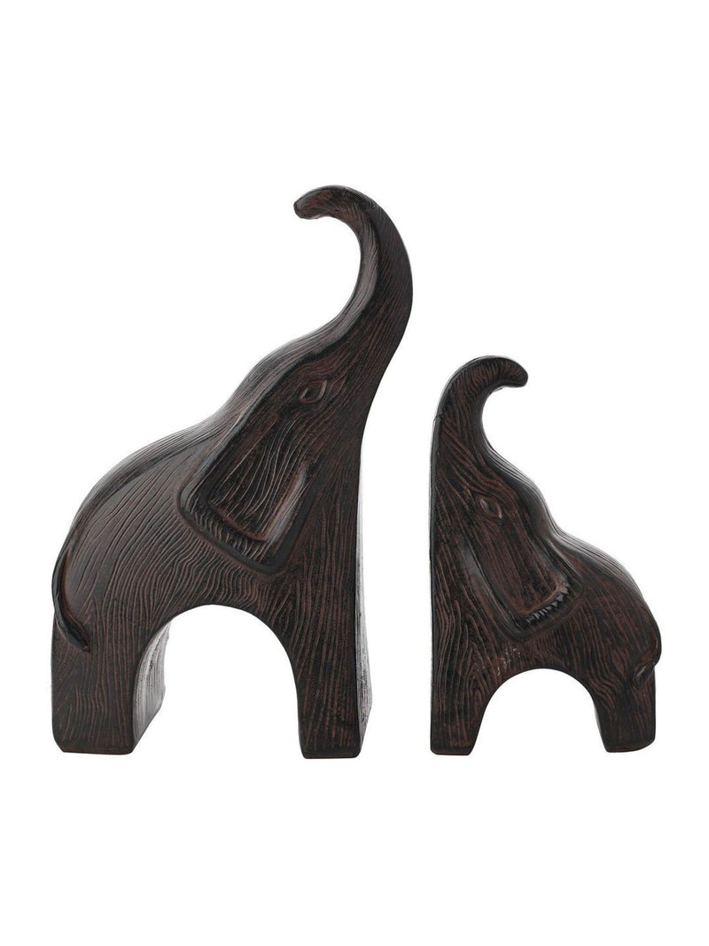 Widdop dark brown elephant ornament set, imported from the UK