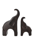 Widdop dark brown elephant ornament set, imported from the UK