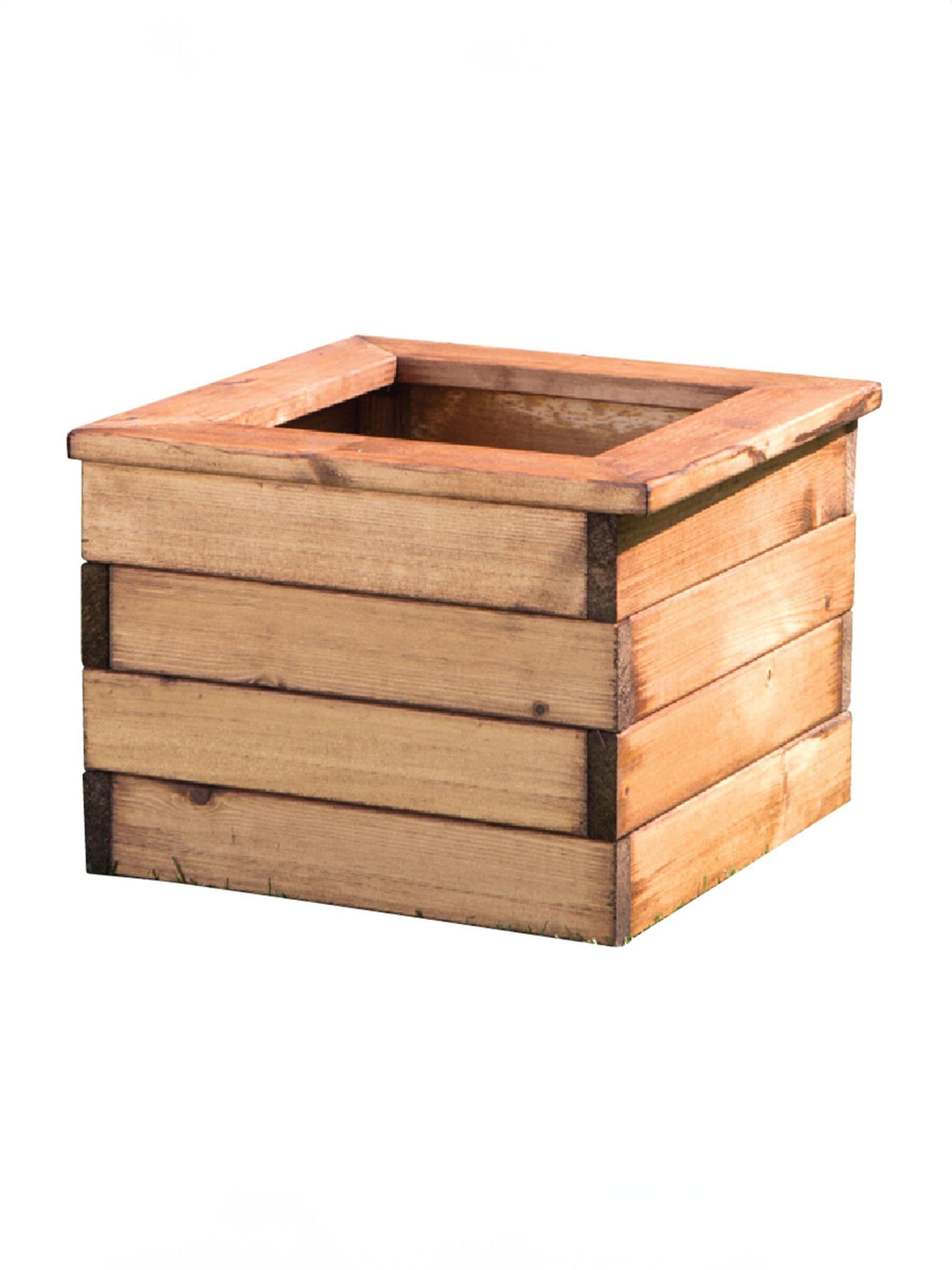 Charles Taylor brown square garden planter, imported from the UK