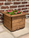 Charles Taylor brown square garden planter, imported from the UK