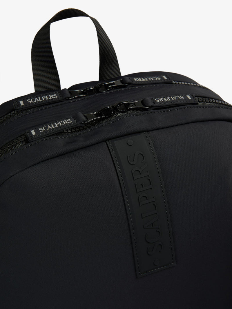 Scalpers Black Malpensa Backpack